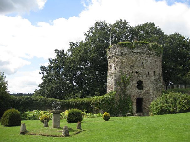 Magnificent Usk Castle, where guests at unique accommodations like Castle Knights Glamping enjoy pristine linens from Pressed & Fresh