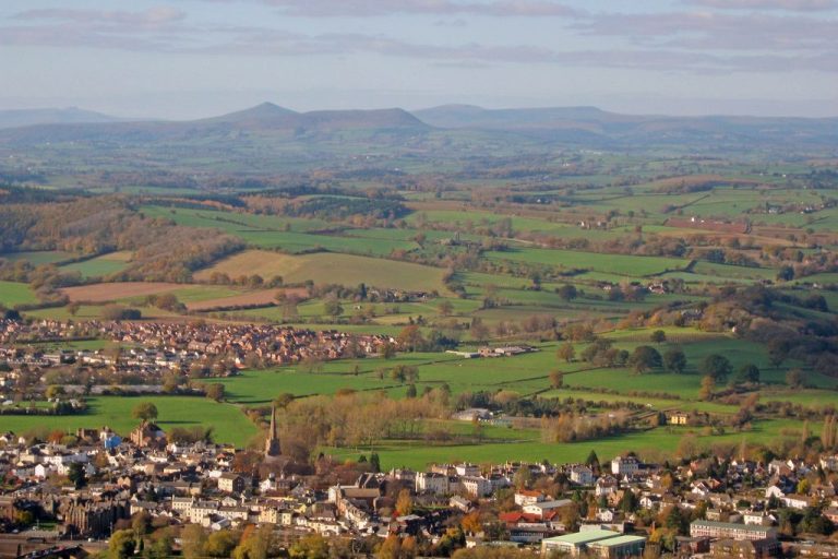 Pressed & Fresh : Delivering to Monmouthshire villages depicted by beautiful countryside