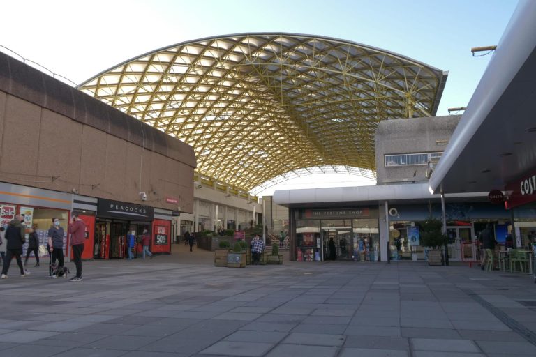 Pressed & Fresh : Delivering to Cwmbran and Torfaen depicted by Cwmbran Shopping Centre